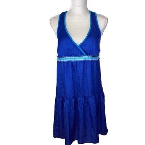 NWT Macy Jump Girl Women Leisure Racerback Dress 7/8 Blue